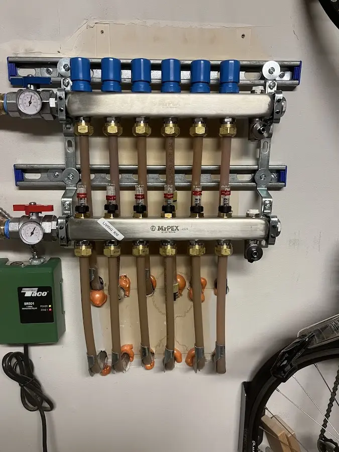 Plumber performing Leak Detection at a residential property in Archbold